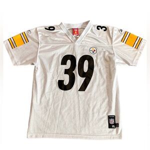 VTG Reebok NFL Pittsburgh Steelers #39 Willie Parker Jersey Youth XL